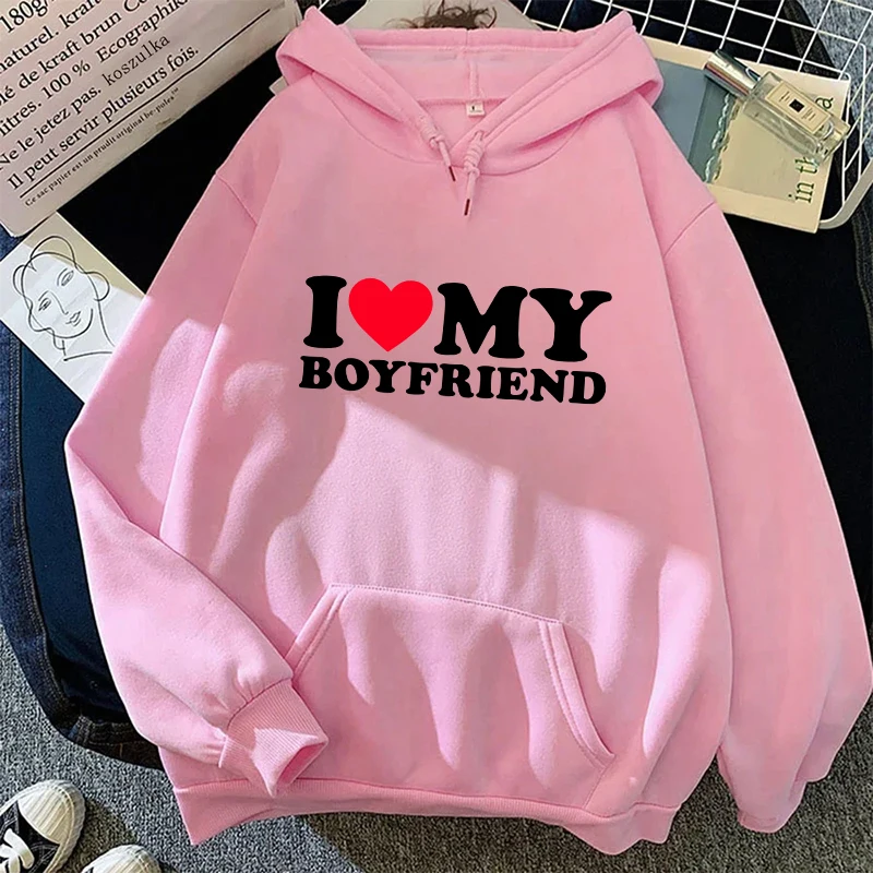 I Love My Boyfriend and Girlfriend Hoodie