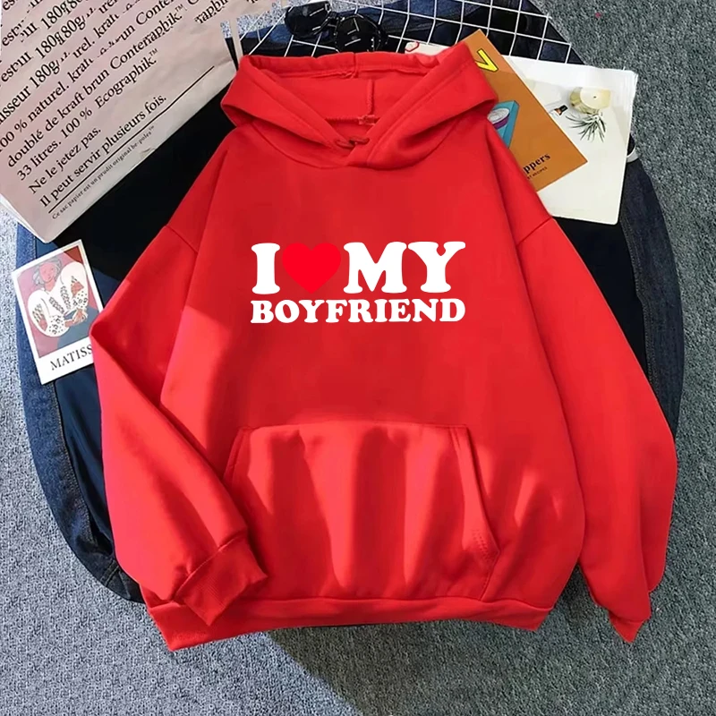 I Love My Boyfriend and Girlfriend Hoodie
