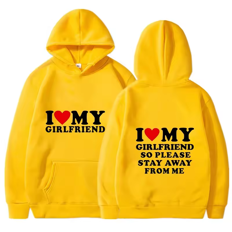 I Love My Girlfriend Stay Away Hoodie