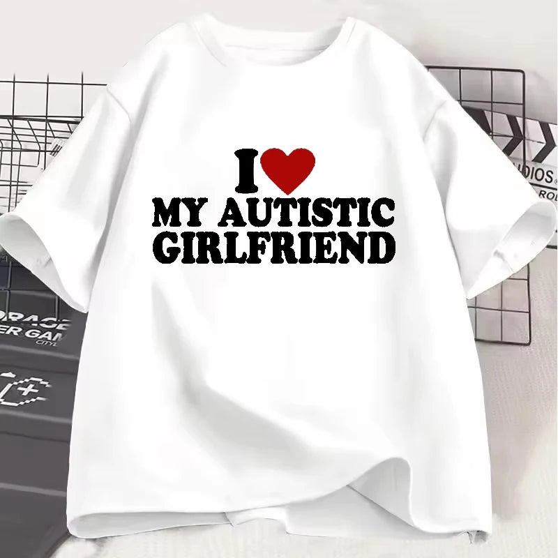 I Love My Autistic Boyfriend Shirt