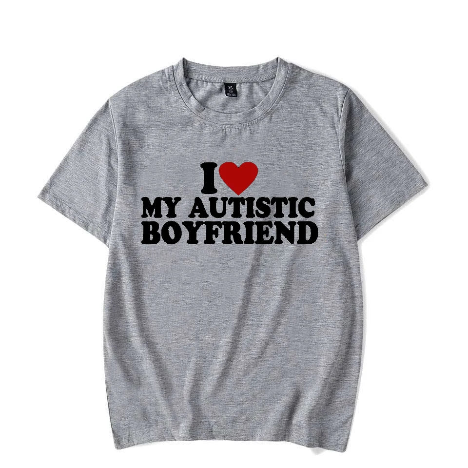 I Love My Autistic Boyfriend Shirt