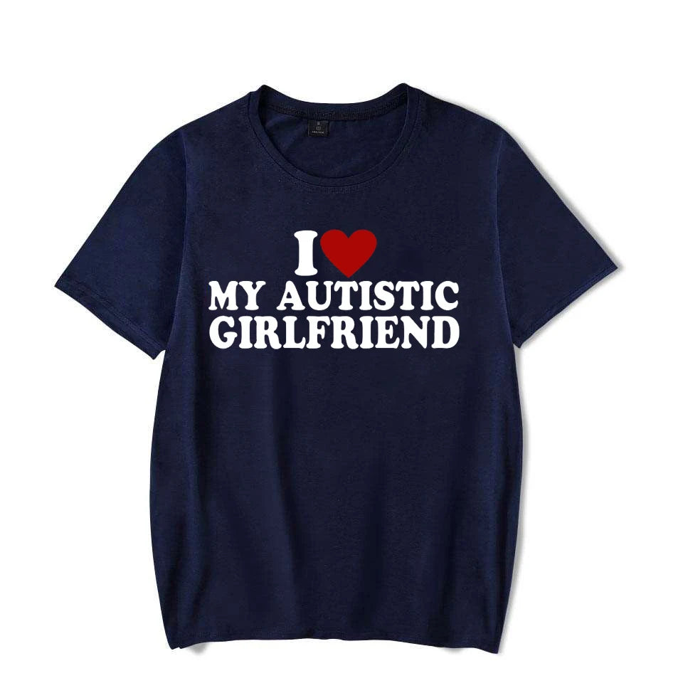 I Love My Autistic Boyfriend Shirt