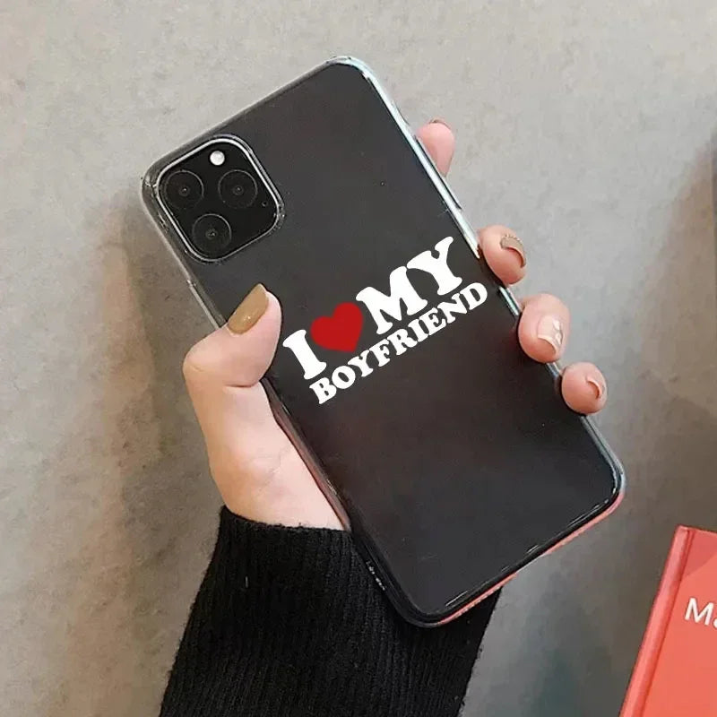 I Love My Boyfriend Phone Case