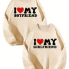 I Love My Boyfriend and Girlfriend Hoodies