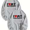 I Love My Boyfriend and Girlfriend Hoodies