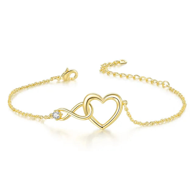 Infinity Heart Bracelet