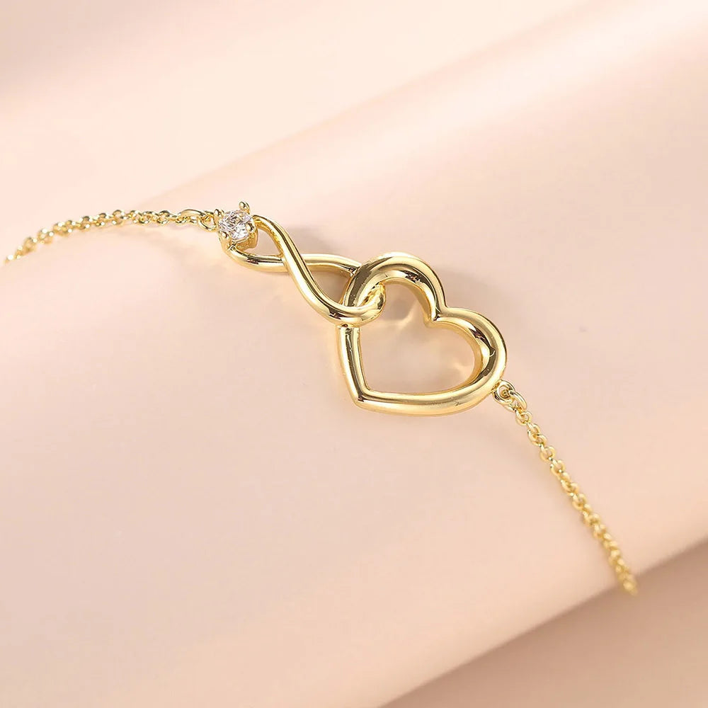 Infinity Heart Bracelet