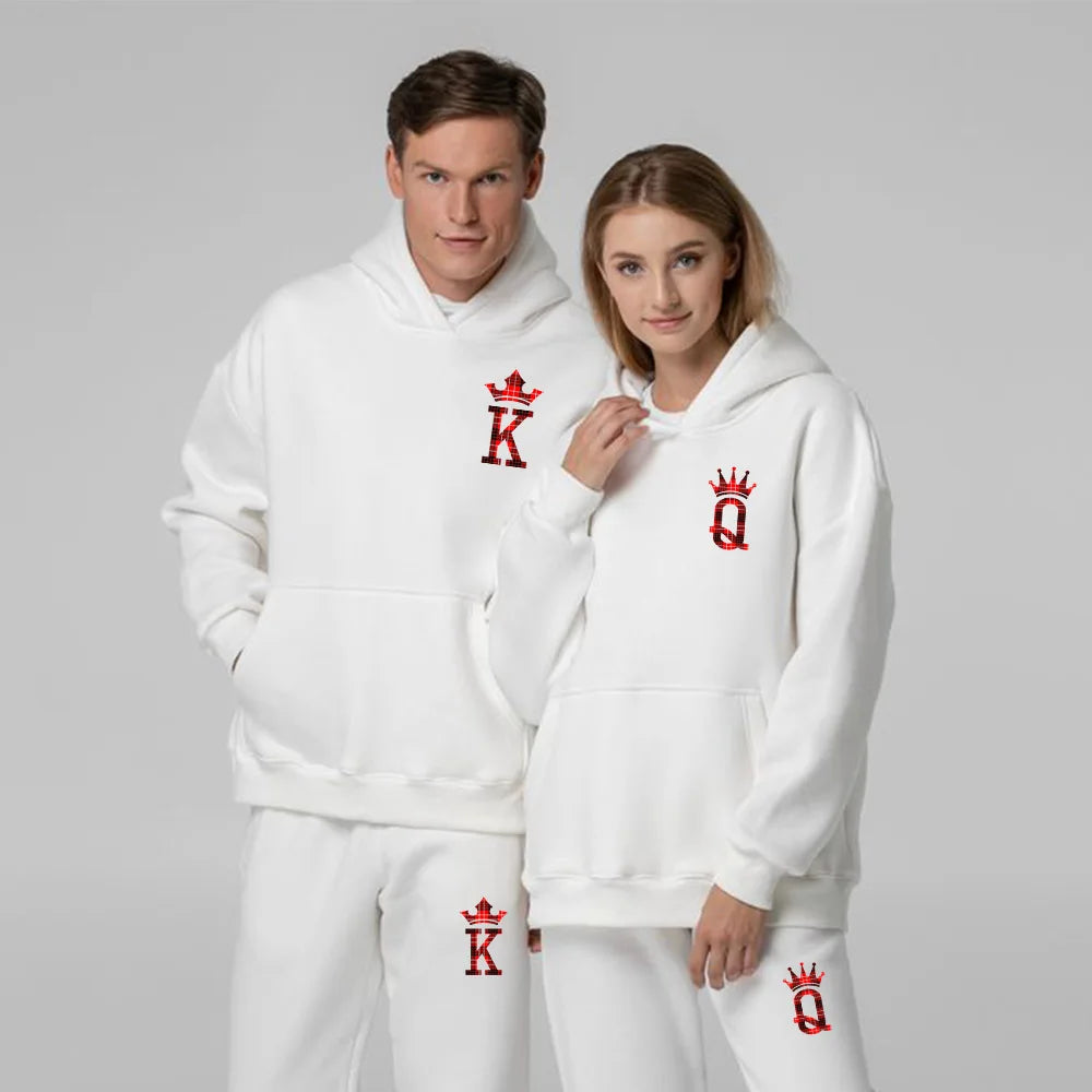 K Q Matching Tracksuits for Couples
