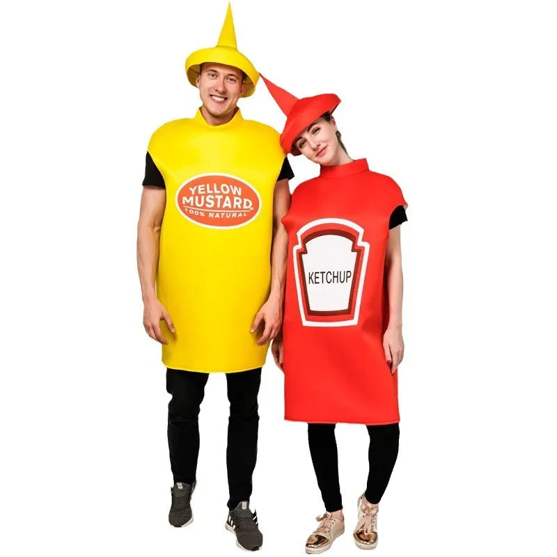 Ketchup and Mustard Costume for Couples