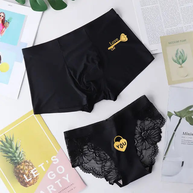 succulent underwear Key and Keyhole Matching Underwear