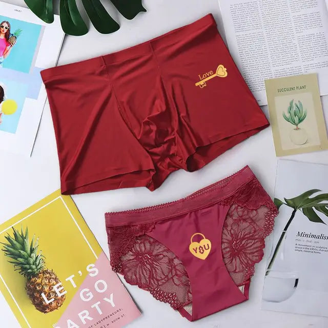 succulent underwear Key and Keyhole Matching Underwear