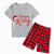 King Queen Christmas Couples Pajamas