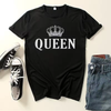 King Queen Couple T Shirt