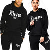 King Queen Matching Couple Tracksuits