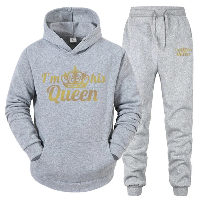 King Queen Matching Tracksuit
