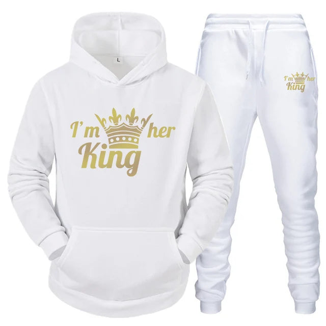 King Queen Matching Tracksuit