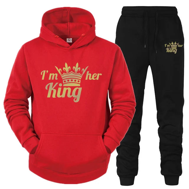 King Queen Matching Tracksuit