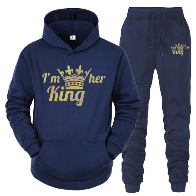 King Queen Matching Tracksuit