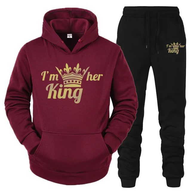King Queen Matching Tracksuit