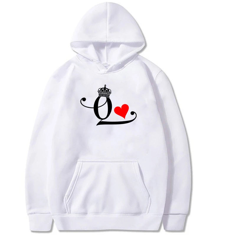 King Queen Couple Hoodies