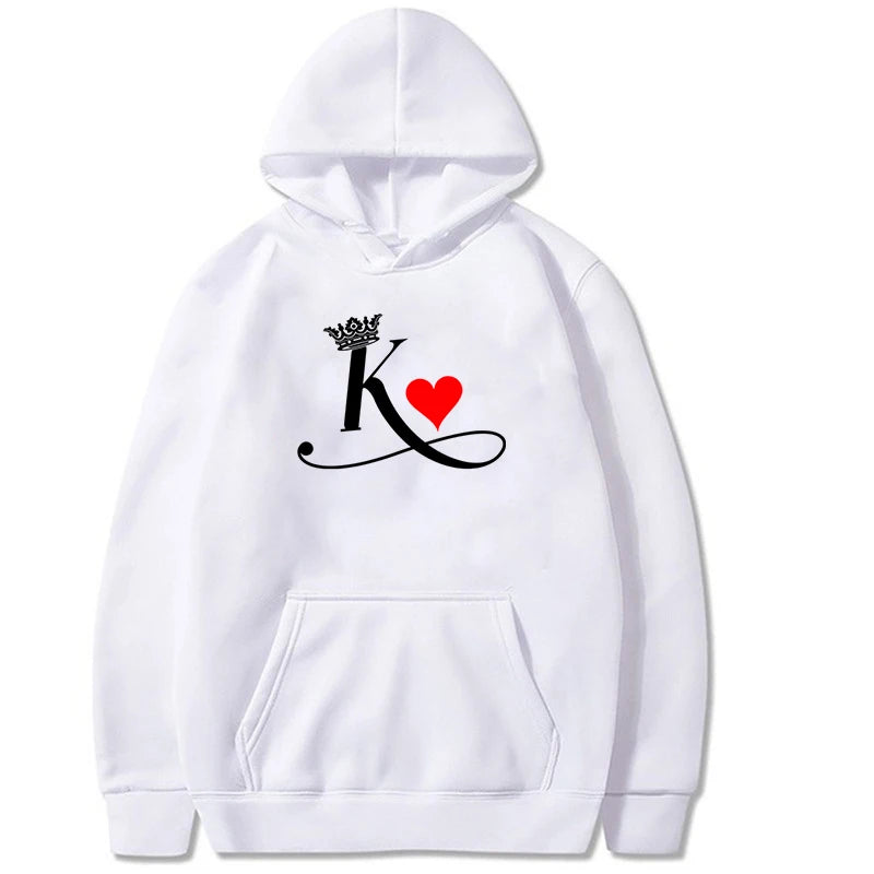 King Queen Couple Hoodies