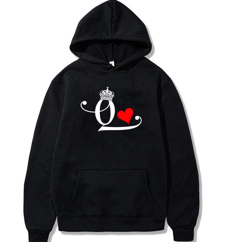 King Queen Couple Hoodies