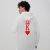 King and Queen Card Hoodies
