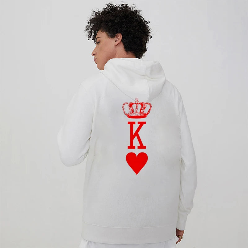 King and Queen Card Hoodies