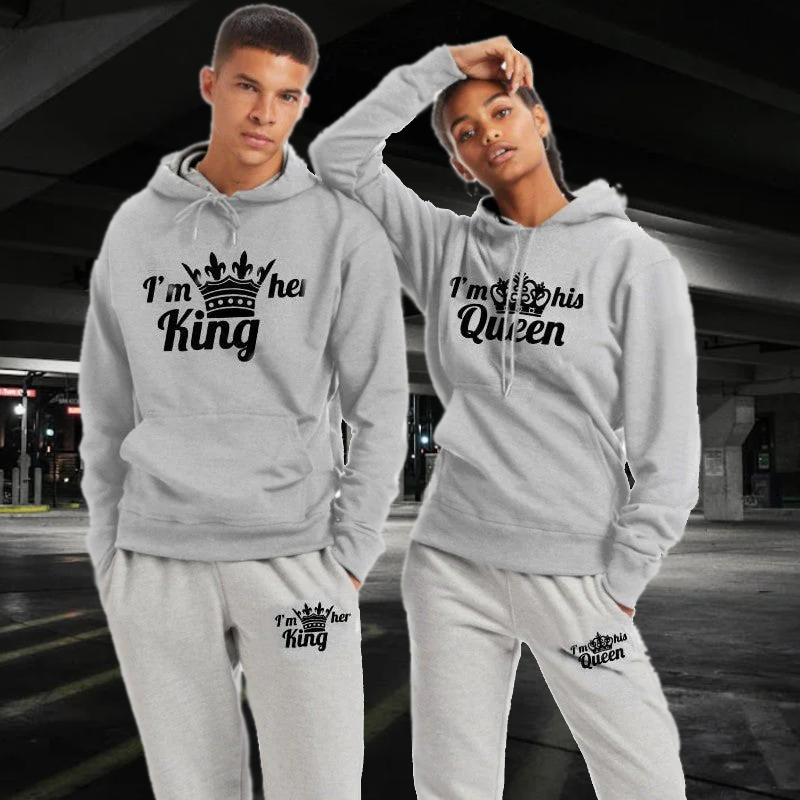 King matching tracksuit for couples
