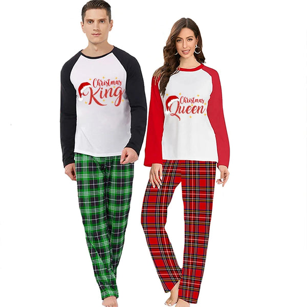 King and Queen Christmas Pajamas | My Couple Goal