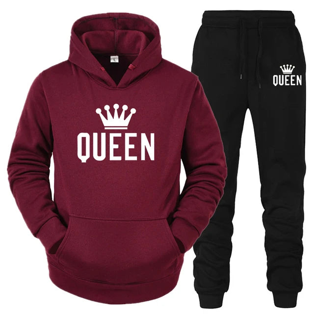 King and Queen Couple Track Suits