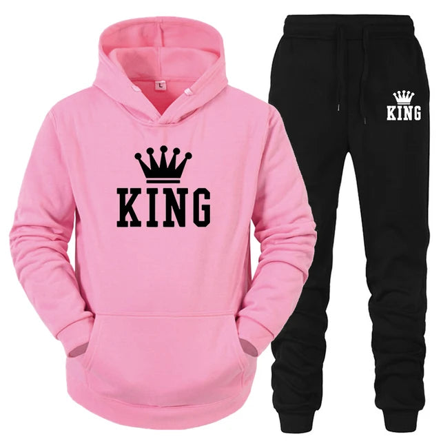 King and Queen Couple Track Suits