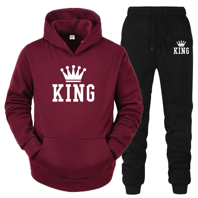 King and Queen Couple Track Suits