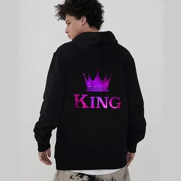 King and Queen Couples Hoodies