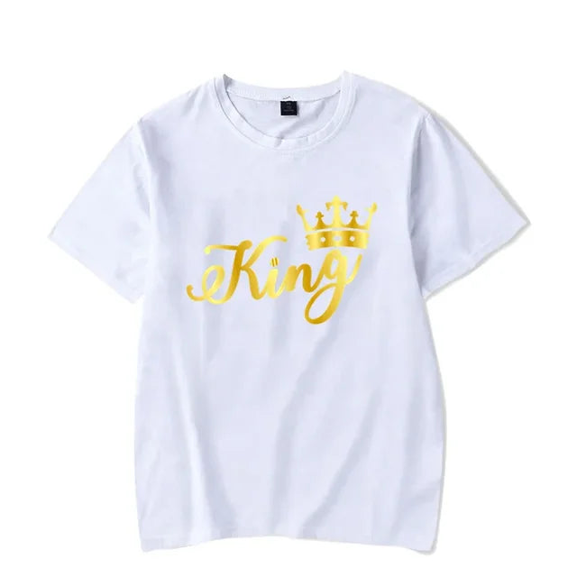 King and Queen Crown T Shirt