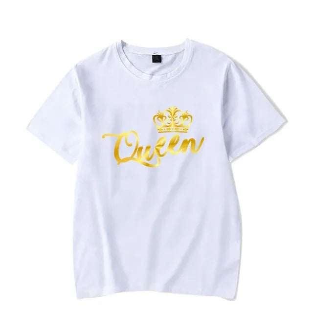 King and Queen Crown T Shirt