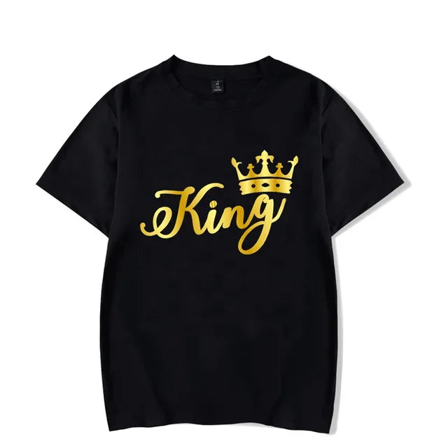 King and Queen Crown T Shirt