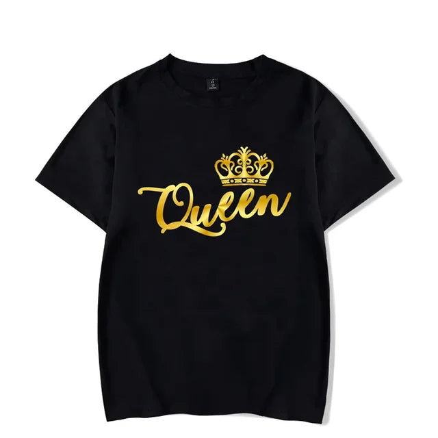 King and Queen Crown T Shirt