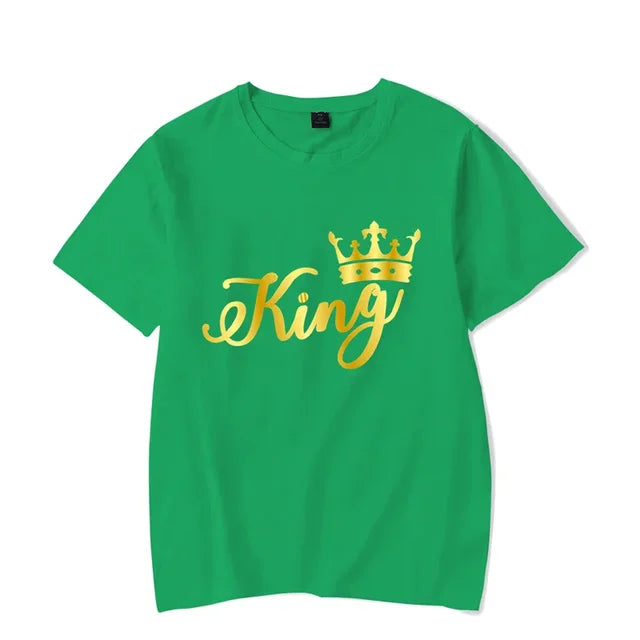 King and Queen Crown T Shirt
