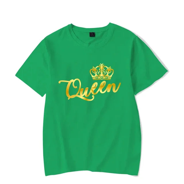 King and Queen Crown T Shirt