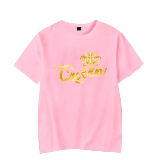 King and Queen Crown T Shirt