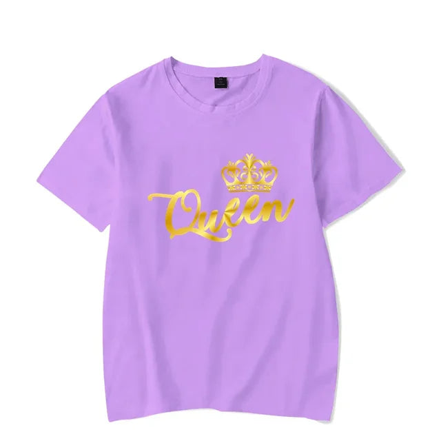 King and Queen Crown T Shirt
