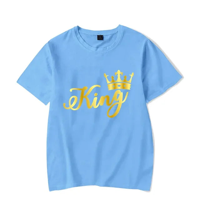 King and Queen Crown T Shirt