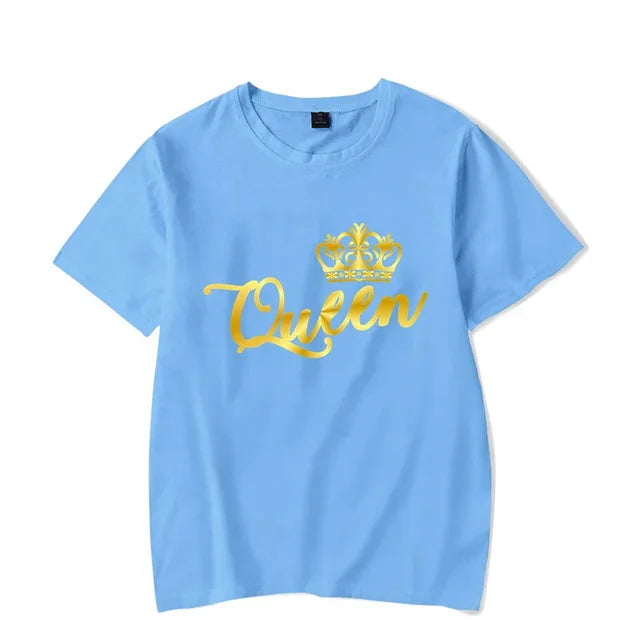 King and Queen Crown T Shirt