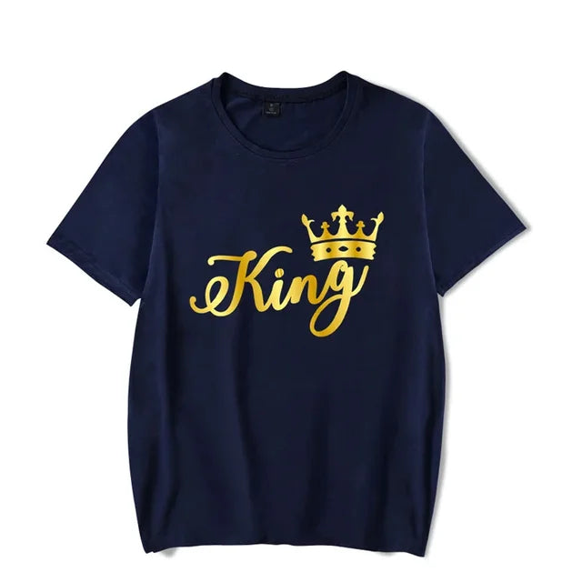 King and Queen Crown T Shirt