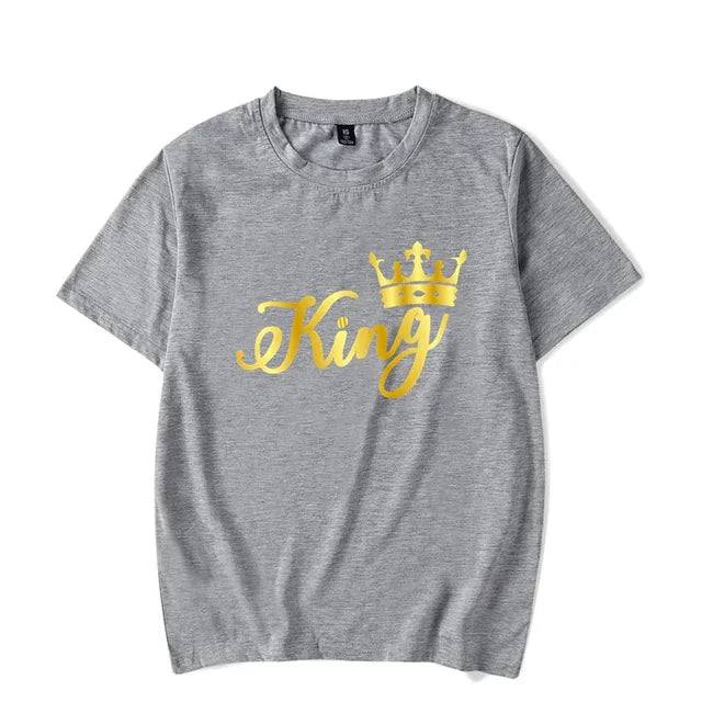 King and Queen Crown T Shirt