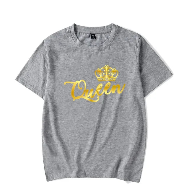 King and Queen Crown T Shirt