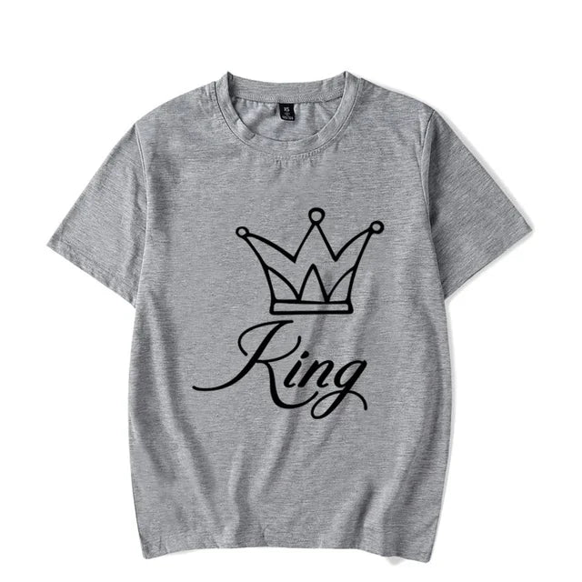 King and Queen With Crowns T Shirts