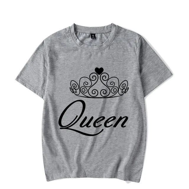 King and Queen With Crowns T Shirts