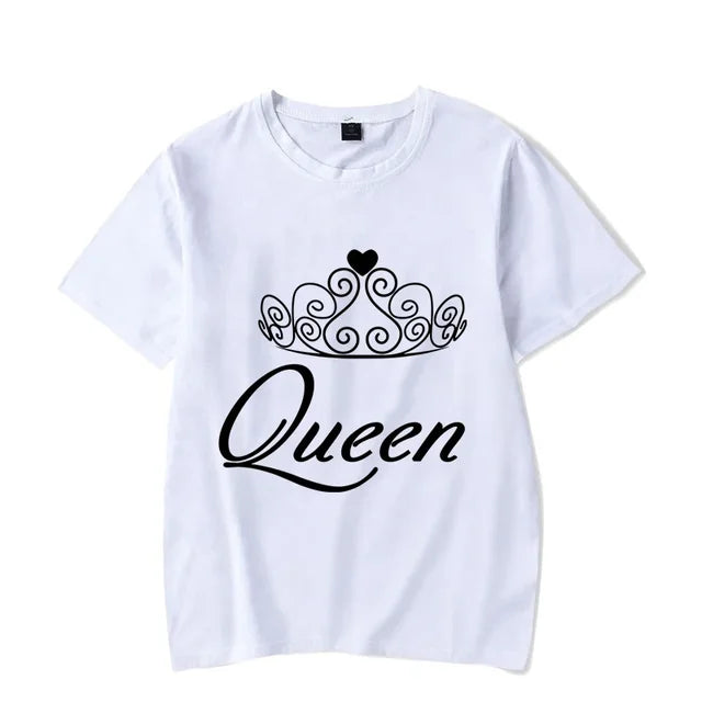 King and Queen With Crowns T Shirts